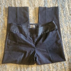 Halogen Dark Blue Dress Jeans Size 10, 17in At Waist